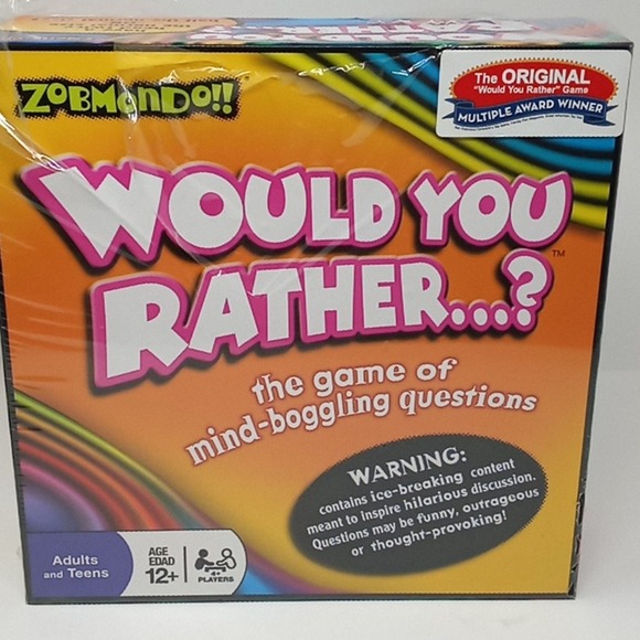 Would You Rather...? The Game of Mind-Boggling Questions - Picture 1 of 8